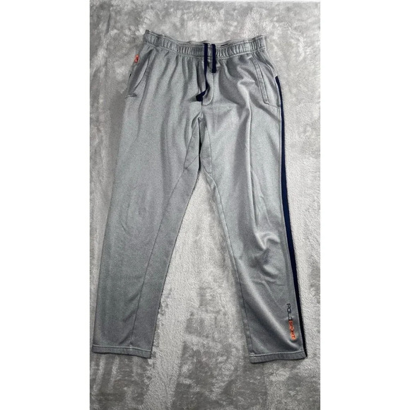 Vintage Polo Sport Gray Striped Mens Medium Thermo Vent Jogger Track Pants - Picture 1 of 15